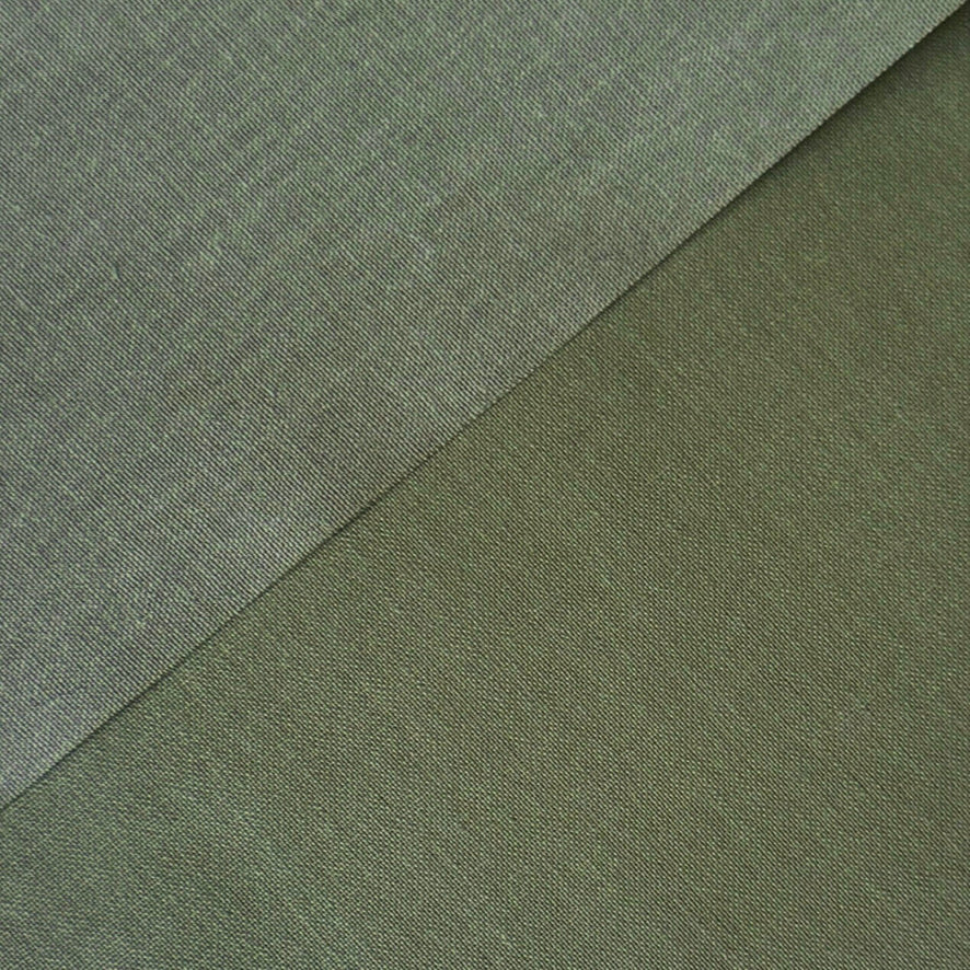 Coupon 50 cm - Coton enduit / Uni Kaki