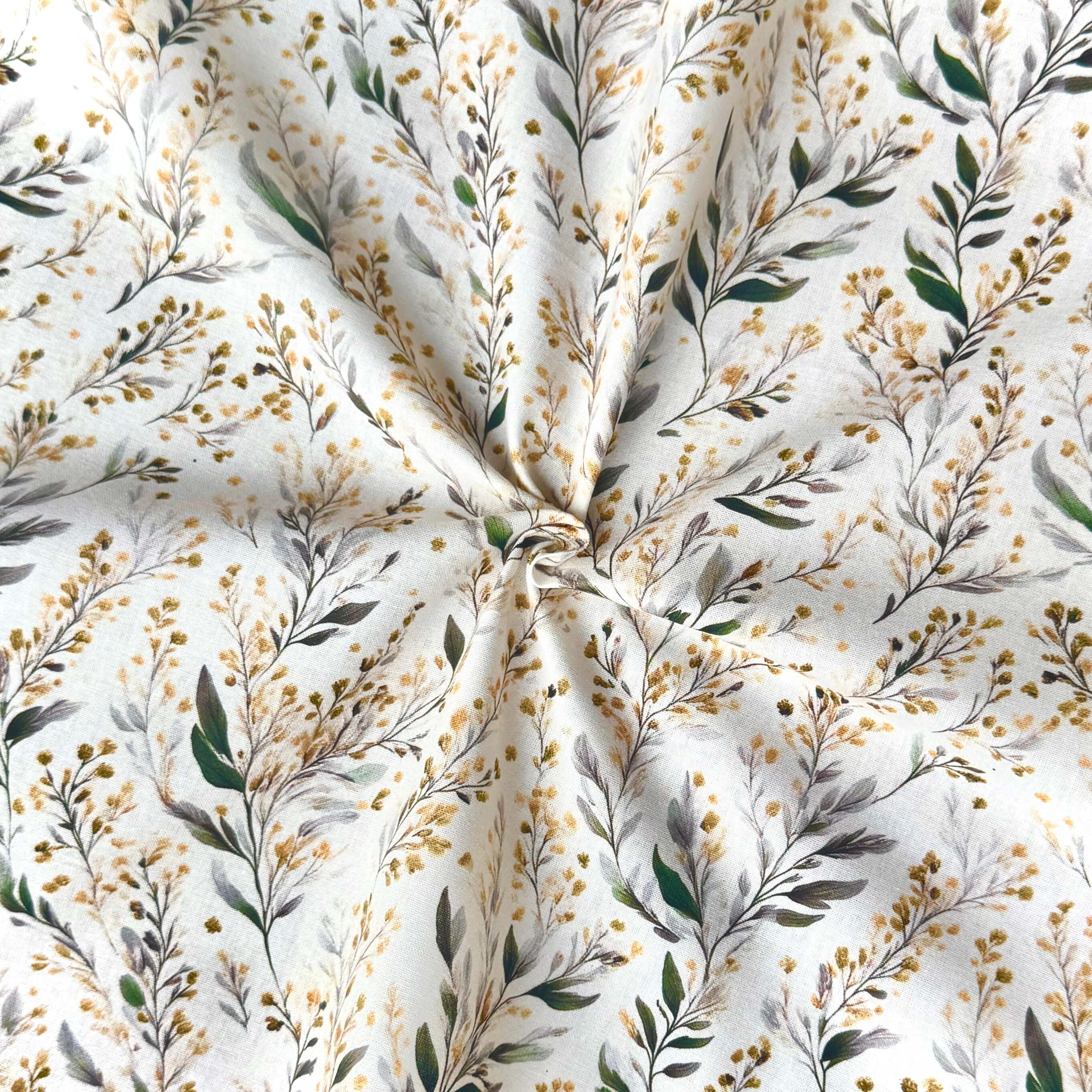 Coton à Impression Numérique / Mimosa