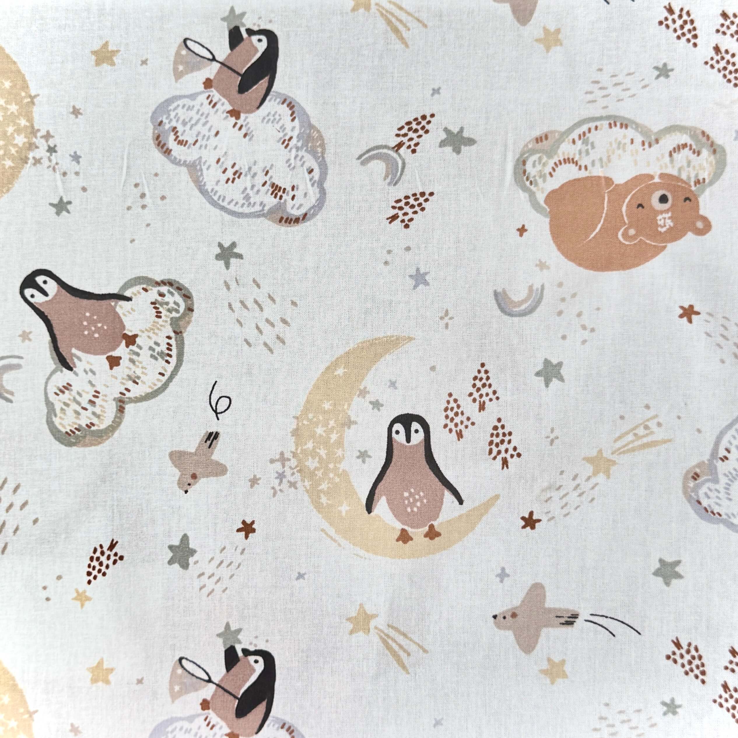 Coupon 1.2 m - Coton Imprimé / Poopa