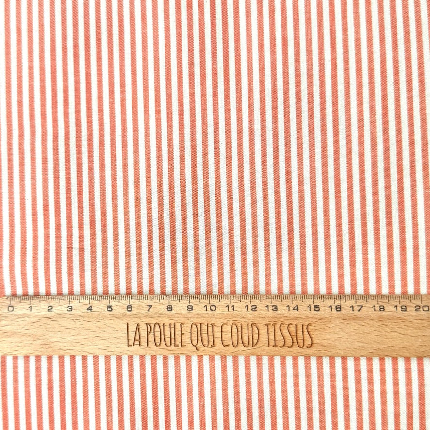 Viscosa de algodón rayada / Raytis roja