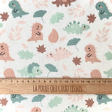Coupon 50 cm - Coton Numérique Exclusif LPQC / Dino Gourmand