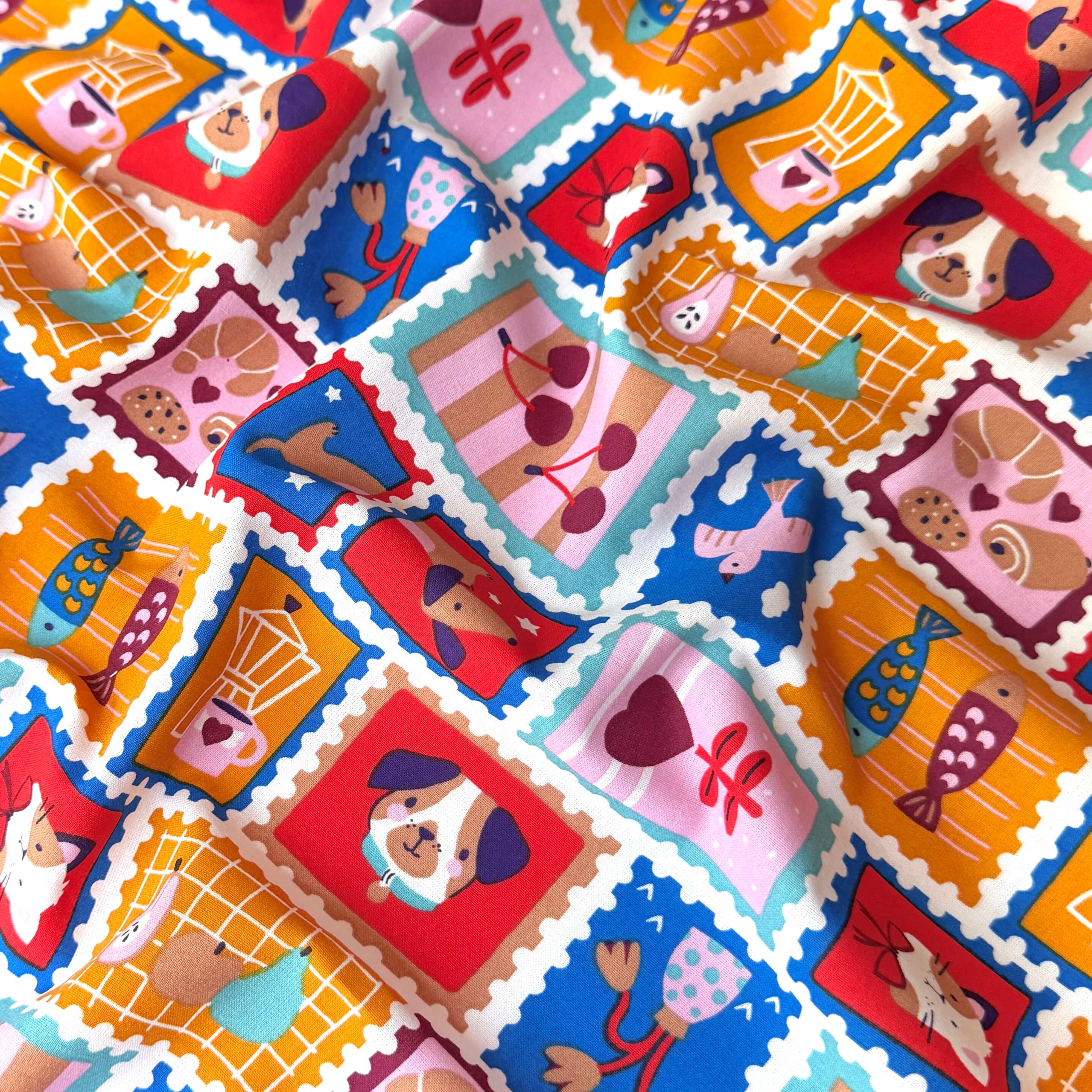 Coton enduit / Timbres