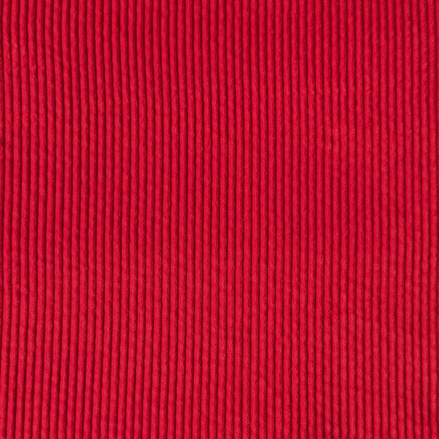 Velours Côtelé 100% Coton / Cerise