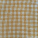 Coupon 1.3 m - Double Gaze Vichy / Blé