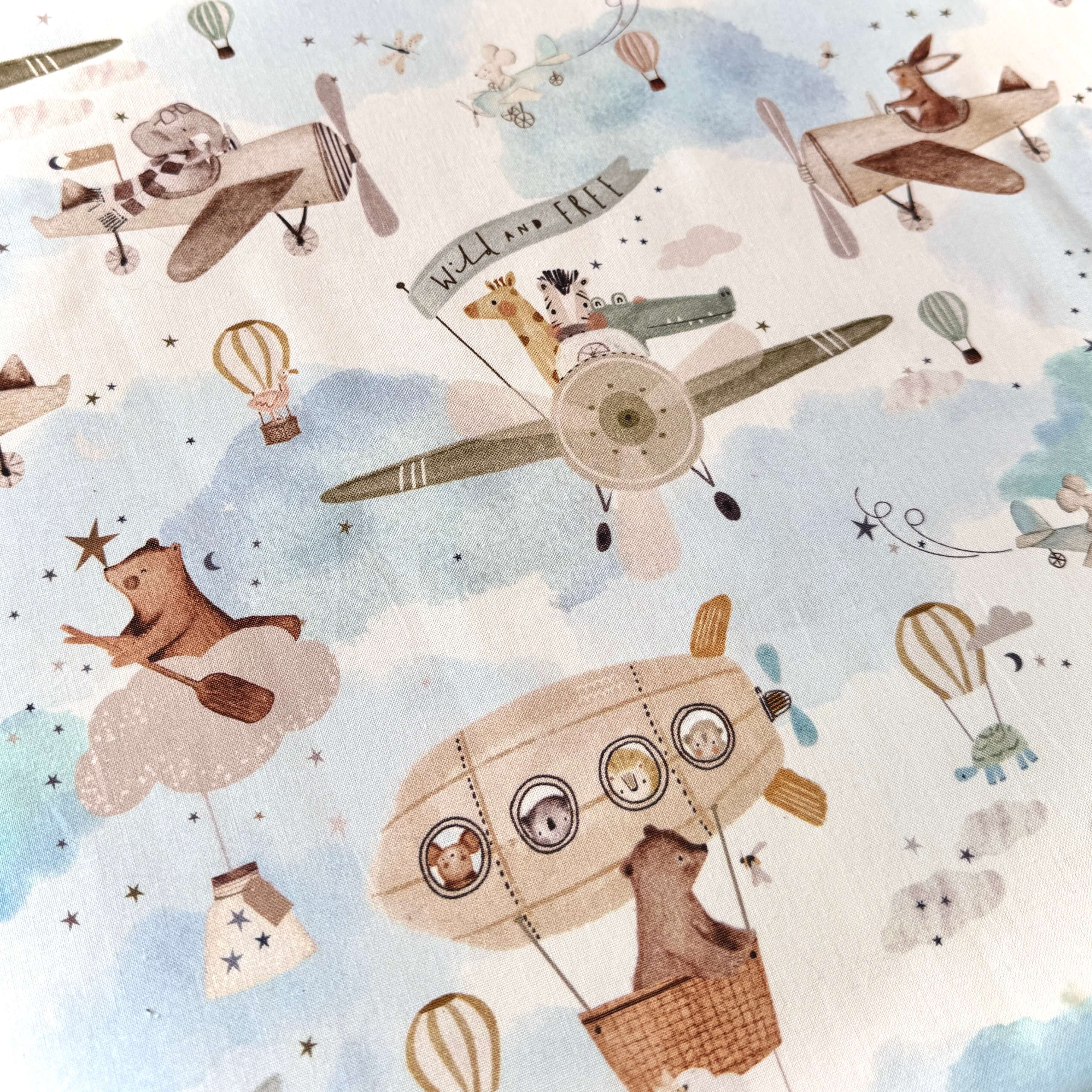 Coupon 90 cm - Coton à Impression Numérique / Wildair