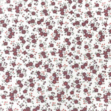 Coupon 1.5 m - Popeline de Coton / Capri Ecru-Raisin