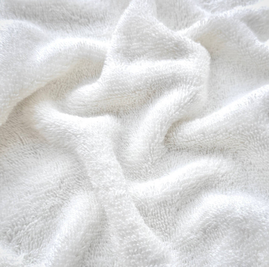 Eponge Bouclette 100% Coton  / Spa Blanc