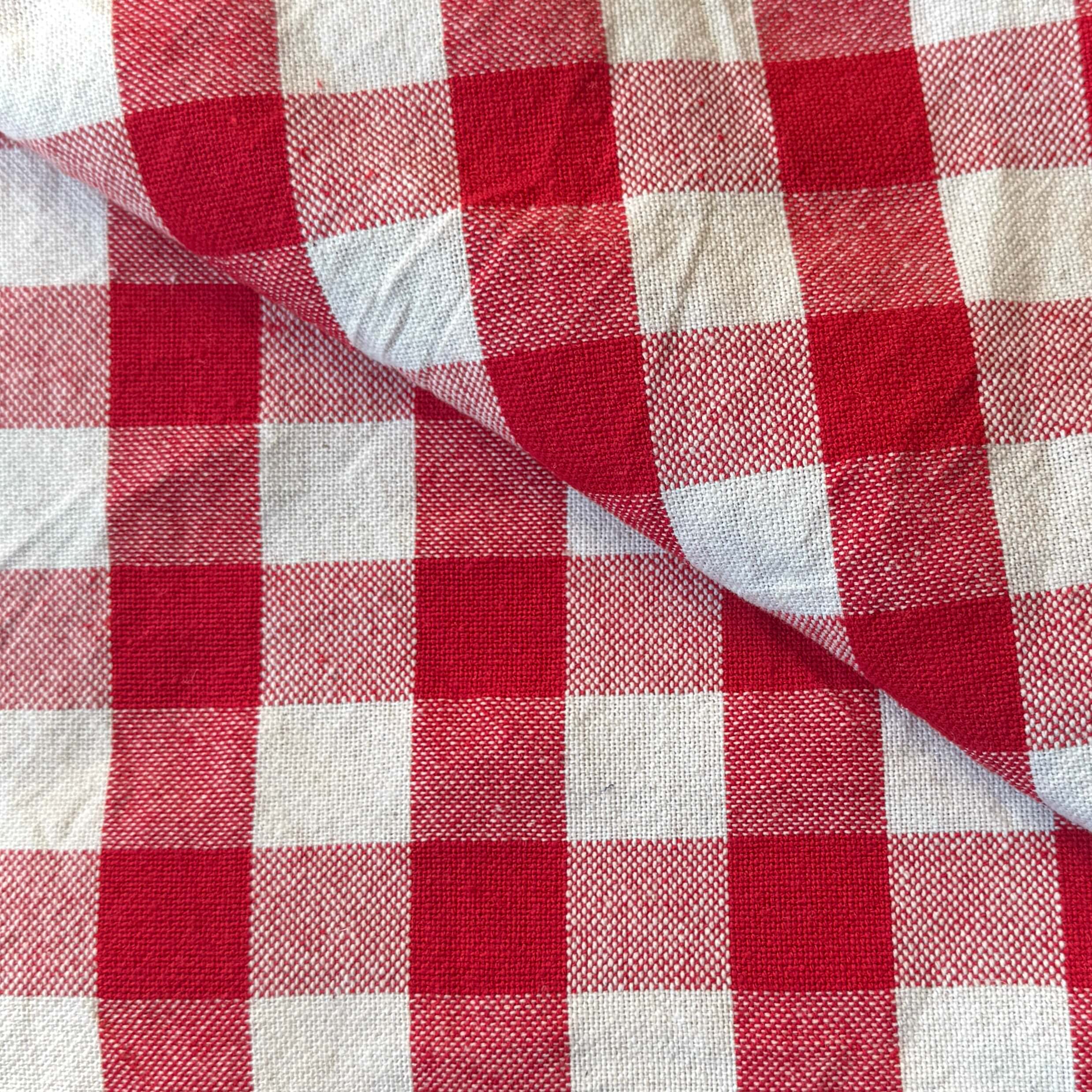 Coupon 1 Mètre - Coton Tissé  / Célestin Rouge