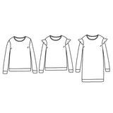 Patron de Couture - Ikatee / Sweat & Robe Femme JASMIN MUM