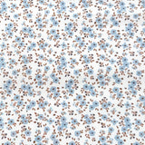 Popeline de Coton / Capri Ecru-Baltique