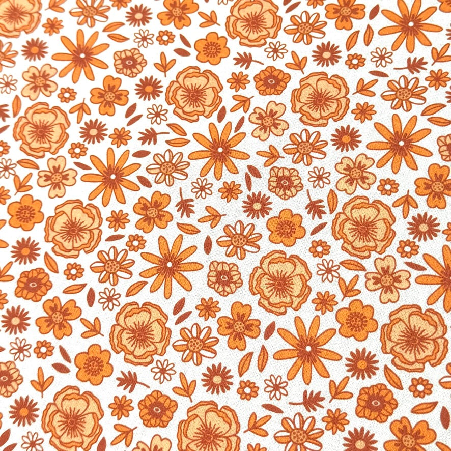 Algodón estampado digitalmente / Hortense