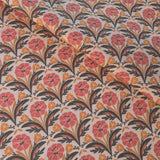 Coupon 90 cm - Coton Imprimé / Selma Orange