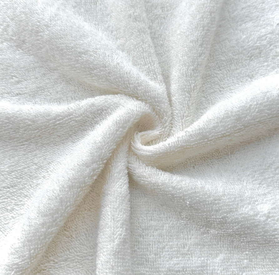 Eponge Bouclette 100% Coton  / Spa Blanc