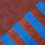 Micro Eponge Bambou  Rayé / Azur-Tofee