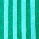 Micro Eponge Bambou  Rayé / Menthe-Emeraude