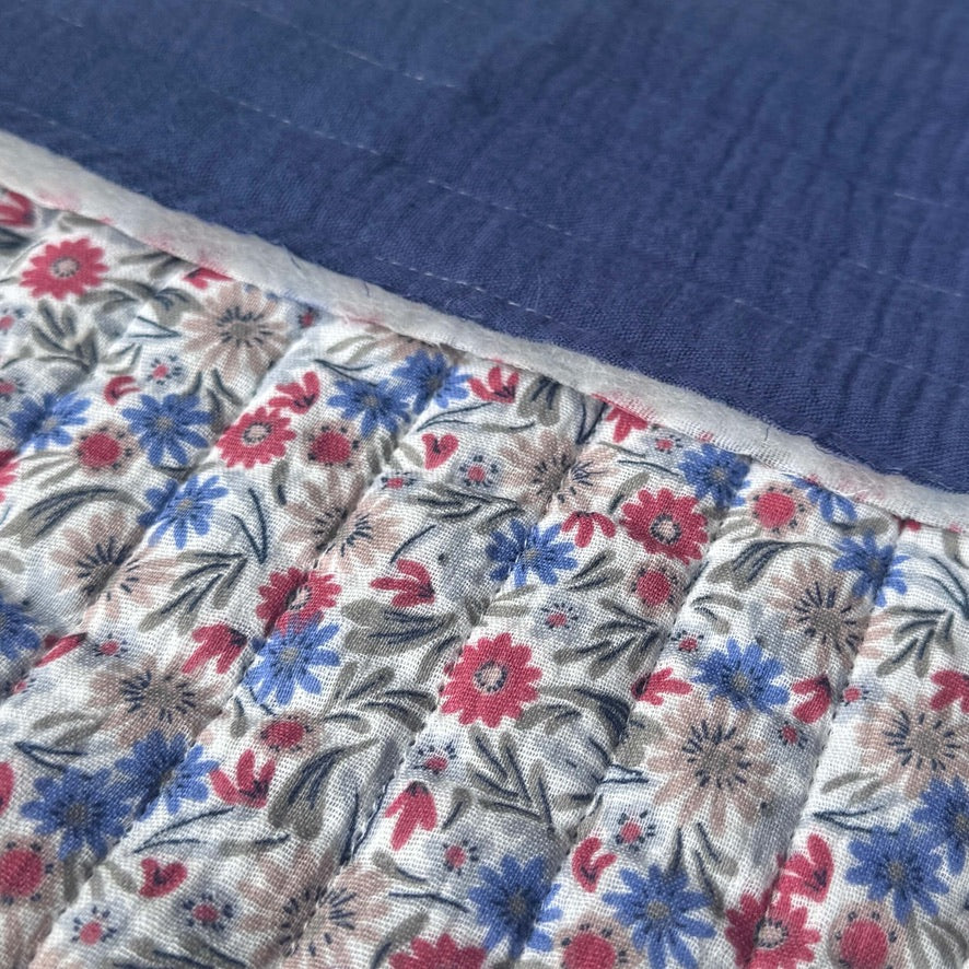 Matelassé Double Gaze Samflo / Double Gaze Indigo