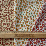 Coupon 1.1 m - Coton enduit / Karli Ocre-rose