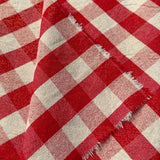 Coton Tissé  / Célestin Lurex Rouge Doré