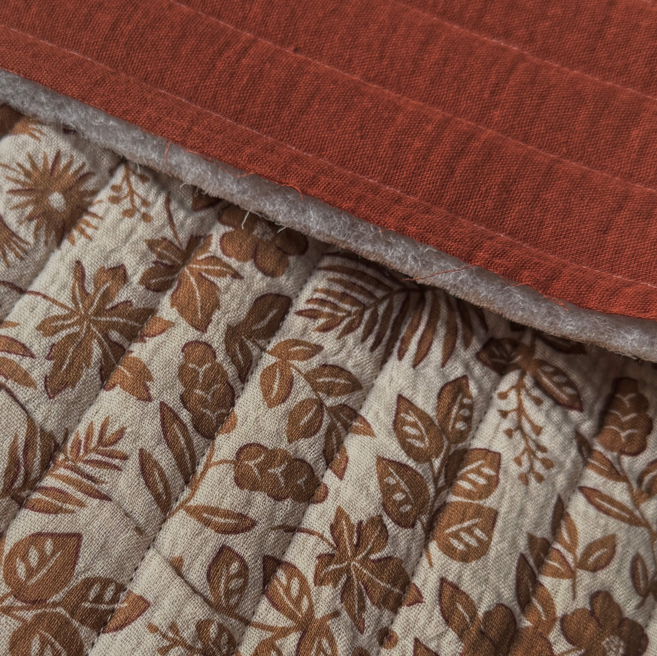 Matelassé Double Gaze Imina / Double Gaze Unie Tofee