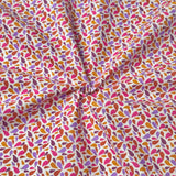 Coupon 1.3 m - Coton Imprimé / Otma Caramel-Violet