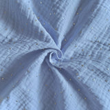 Double Gauze with Gold Dots / Baltic