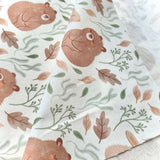 Coupon 50 cm - Coton Numérique Exclusif LPQC / Ours Vert - Mocha