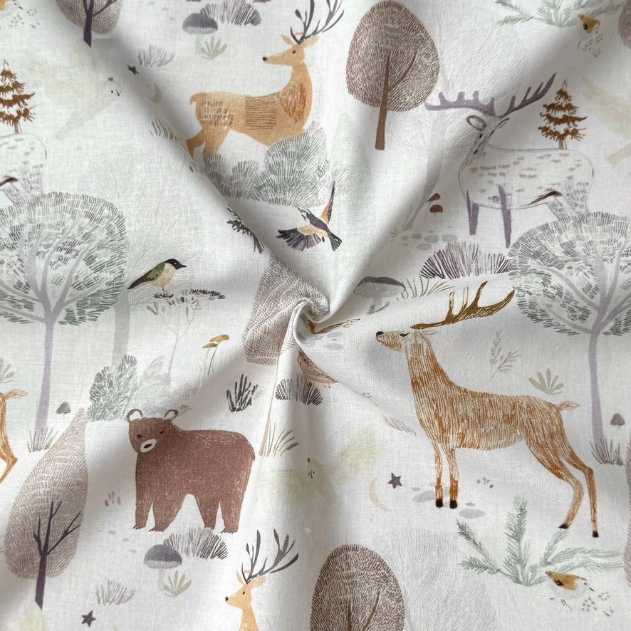 Coton à Impression Numérique / Broceliande