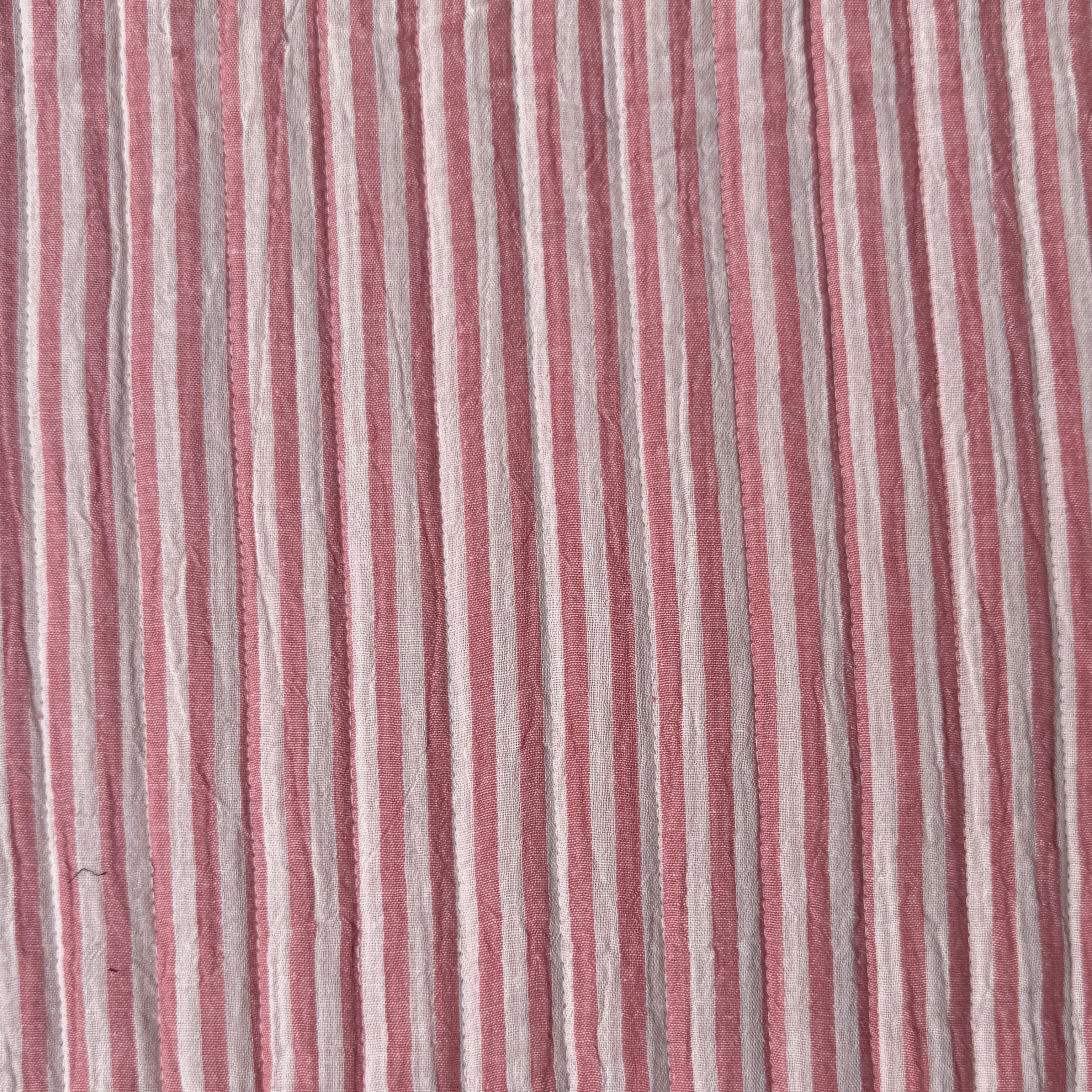 Matelassé Double Gaze Salima / Double Gaze Nude - Paprika