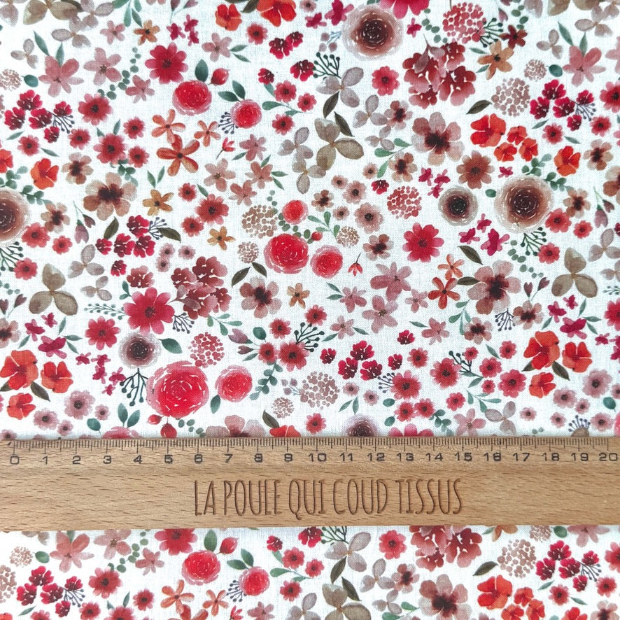 Coupon 50 cm - Coton à Impression Numérique / Hortense