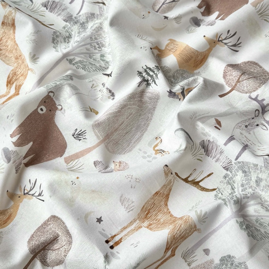 Coton à Impression Numérique / Broceliande