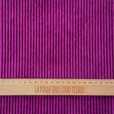 Velours Côtelé Huggy / Aubergine