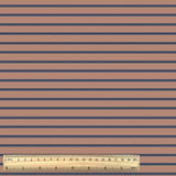 Jersey / Breton stripes Galet-Paprika