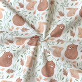 Coupon 50 cm - Coton Numérique Exclusif LPQC / Ours Vert - Mocha