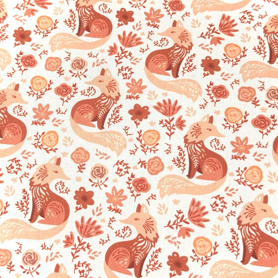Algodón estampado digitalmente / Hortense