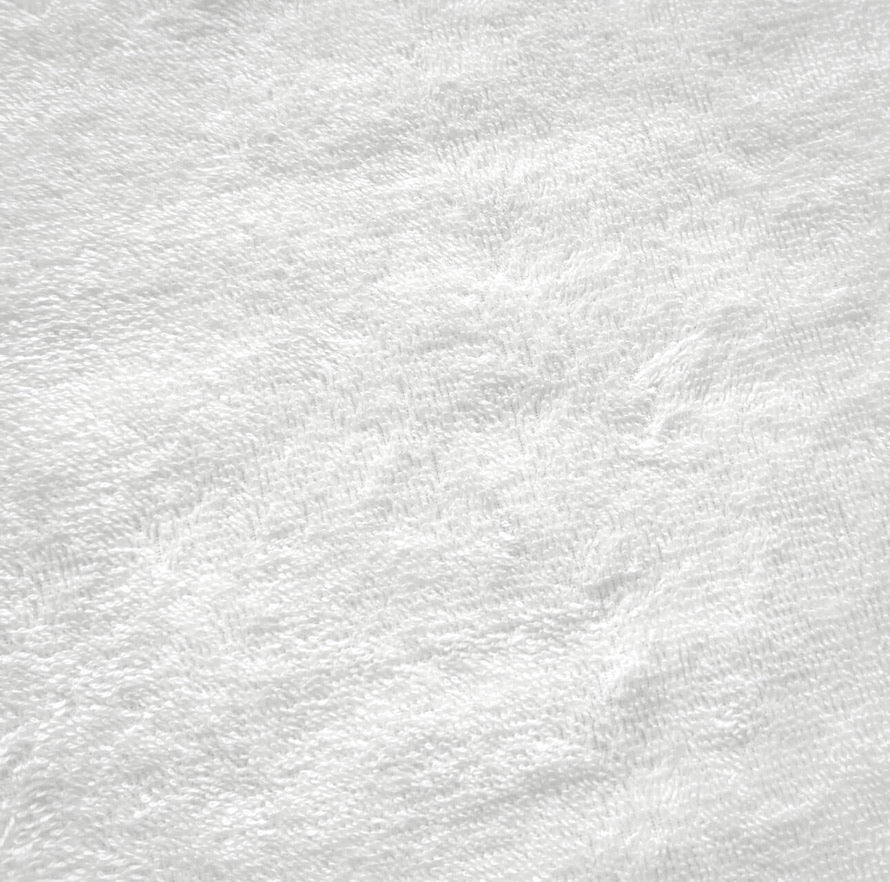 Eponge Bouclette 100% Coton  / Spa Blanc