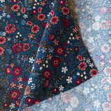 Velours Côtelé 1000 Raies / Barjay Bleu - Rose