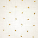 Mousseline de coton / Étoiles Dorées