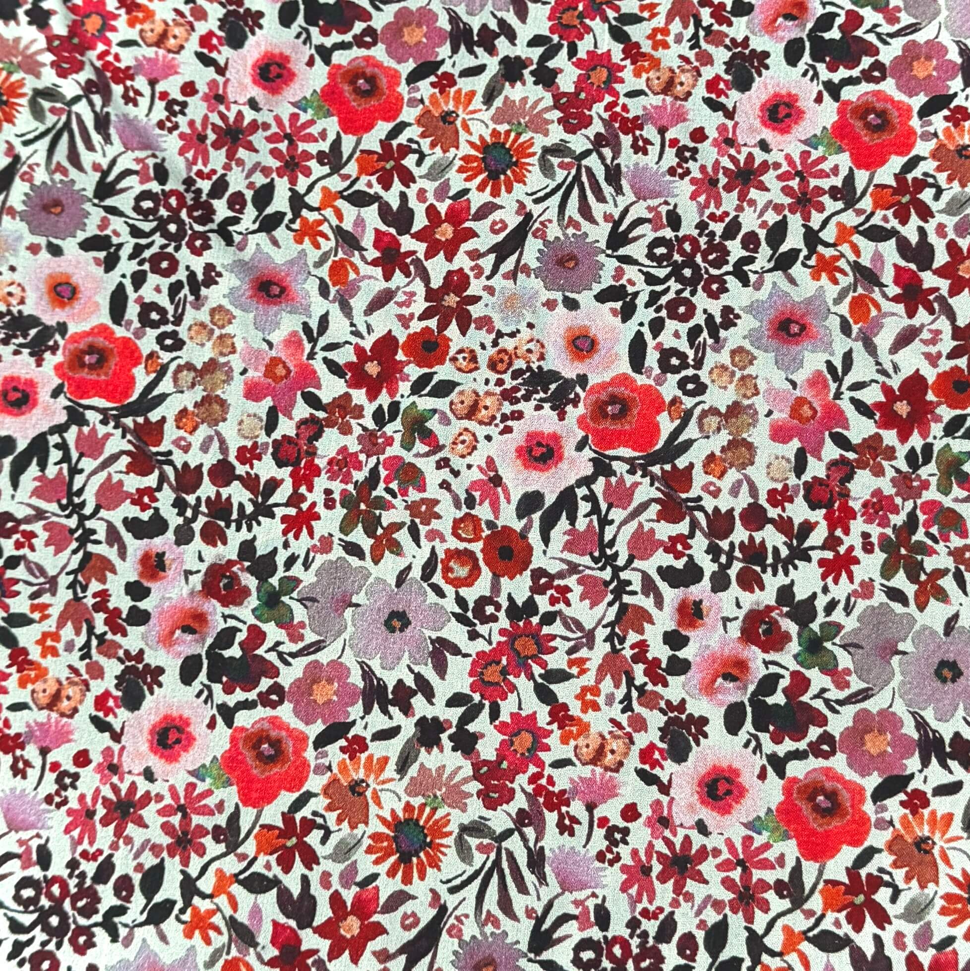 Coton à Impression Numérique / Pink Flowers