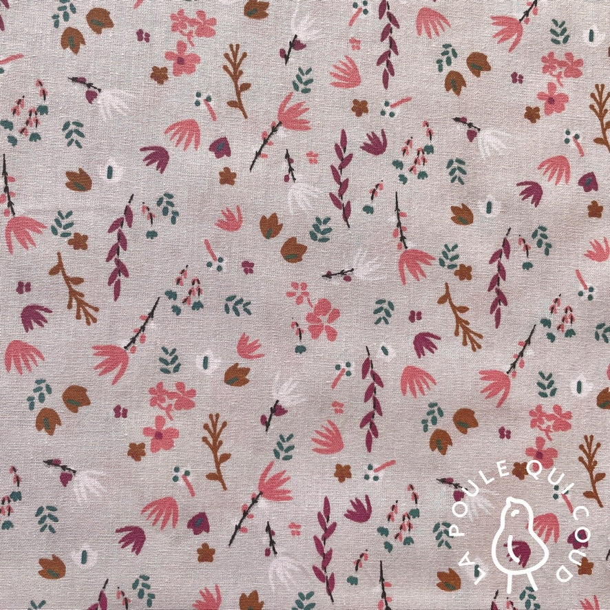 Coupon 1.3 m - Coton Imprimé GOTS / Impera