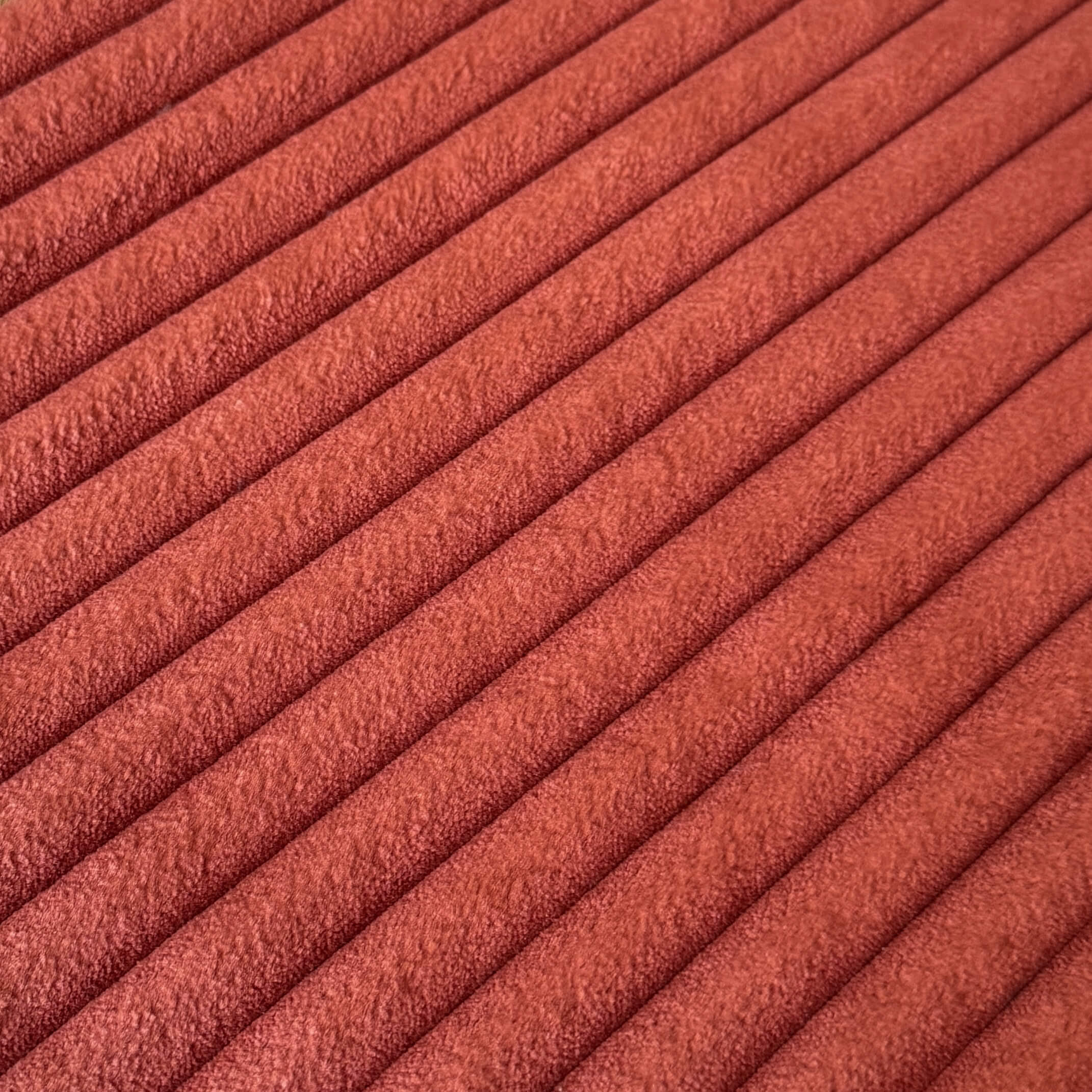 Coupon 50 cm - Velours Côtelé Hannibal / Terracotta