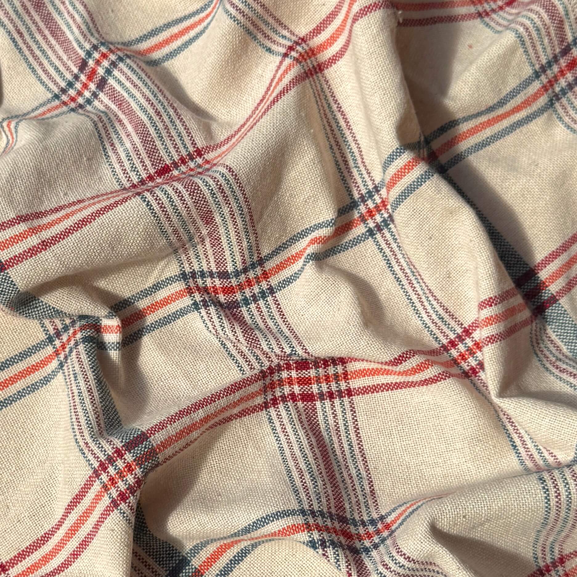 Coton Tissé  / Tartan Carreau Multico