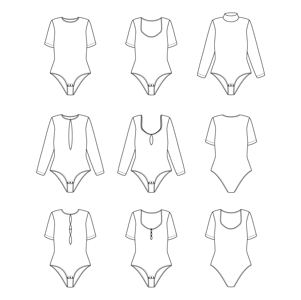 Patron de Couture - Ikatee / Body Femme Palom