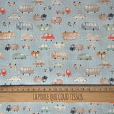 Coupon 1.5 m - Coton à Impression Numérique / Tootoot