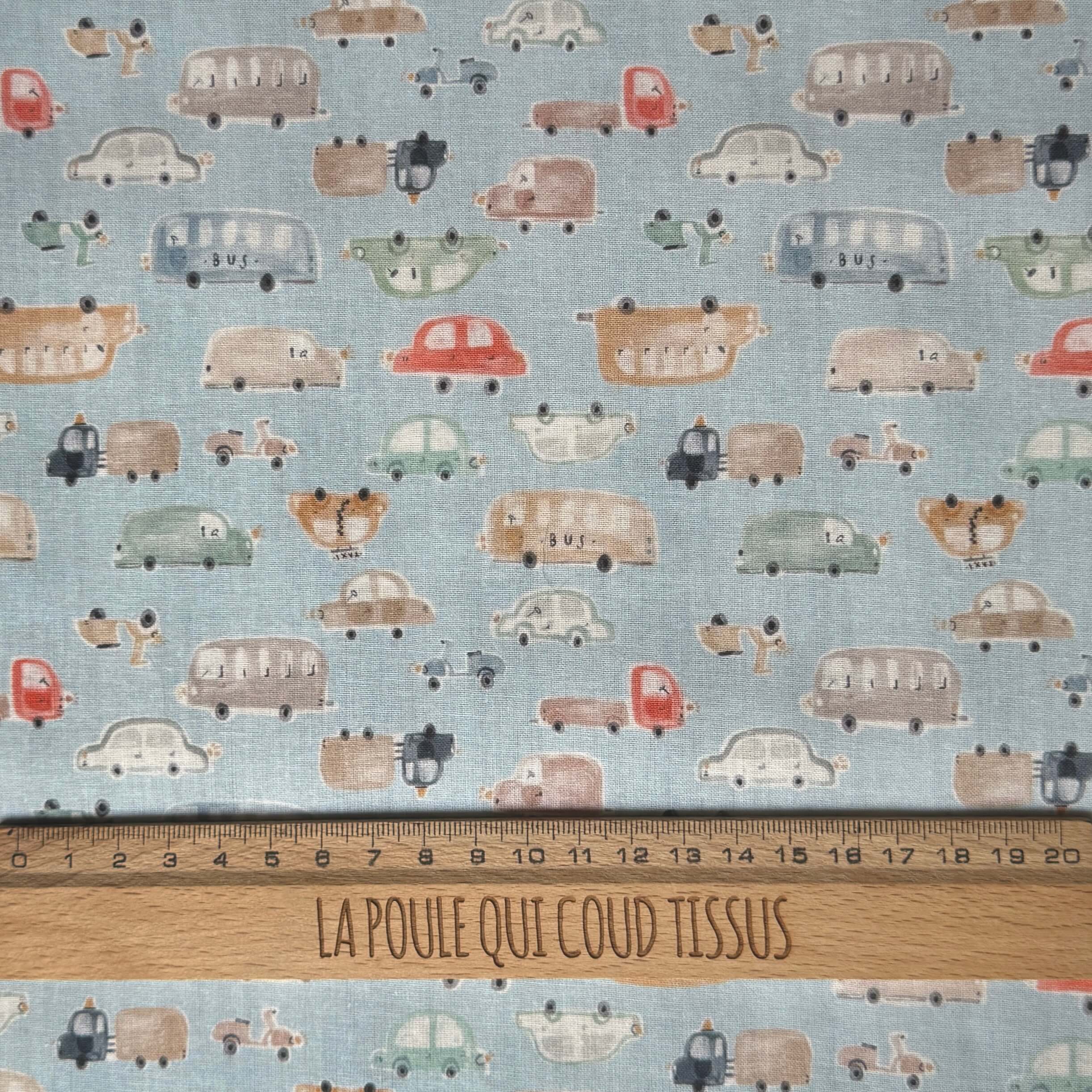 Coupon 2.3 m - Coton à Impression Numérique / Tootoot