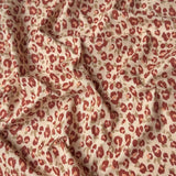 Coupon 1,5 Mètre - Coton Imprimé / Karli Beige-Kaki