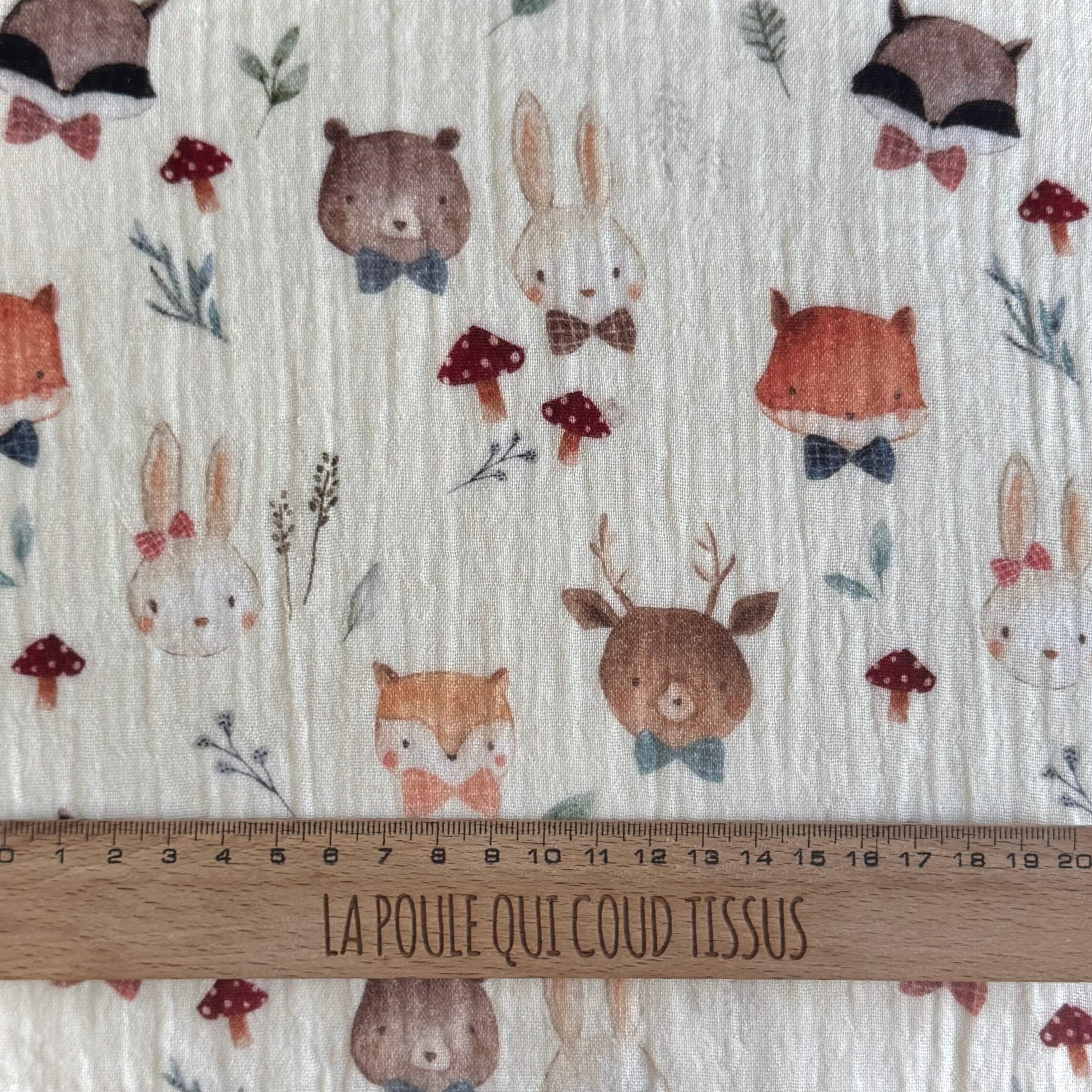 Coupon 80 cm - Double Gaze Numérique / Tyresta