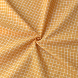 Printed Cotton / White Jules - Brown Sugar