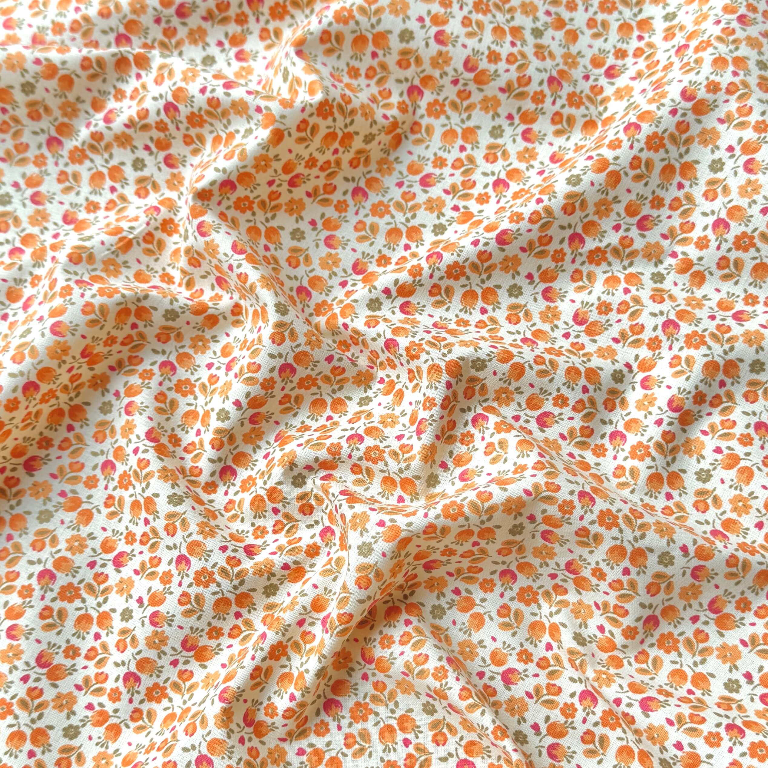 Coupon 1.7 m - Coton Imprimé / Caseille