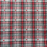 Coton Tissé  / Villars Ecru Rouge