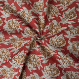 Woven Cotton / Red Celestine